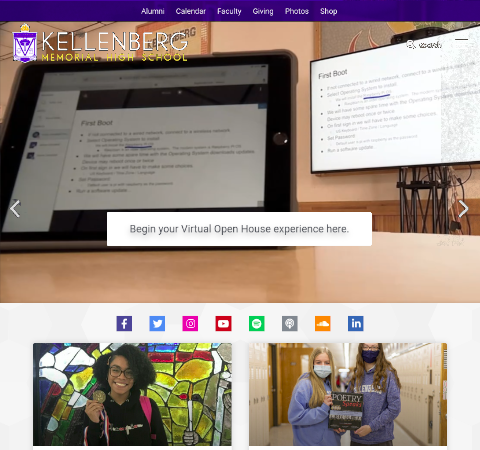 Columbia Big Blue Button homepage