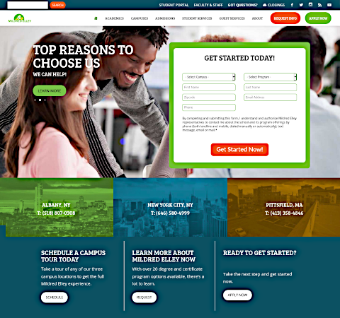 Mildred Elley homepage